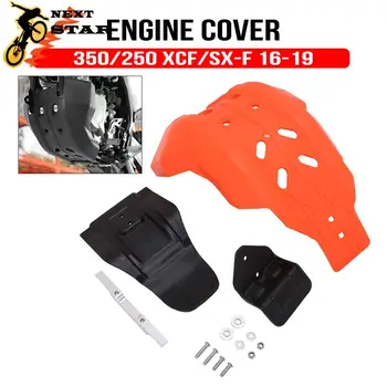 

4T Motorcycle plastic Black Orange Engine Frame Cover Guard Protector For KTM 350 250 XC-F SX-F XC SX 250F 350F SX250 2016–2019
