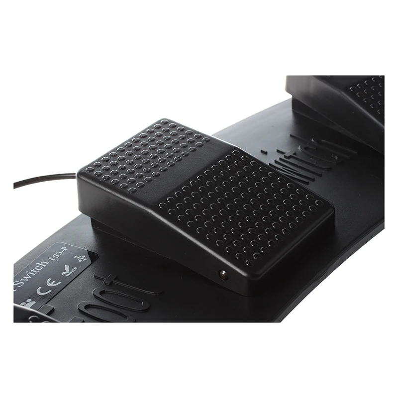 FS3-P USB тройной Ножной Переключатель педаль управления клавиатура мышь ПК игра пластик
