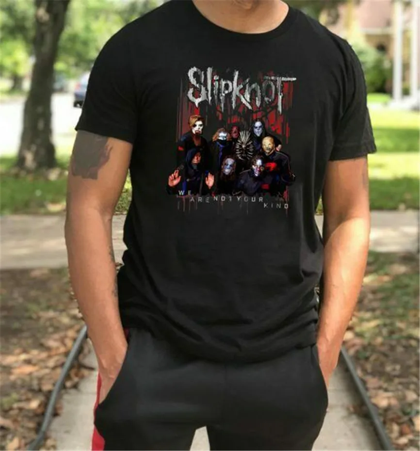 

Slipknot We Are Not Your Kind Red Group T-Shirt Summer Style Tee Shirt
