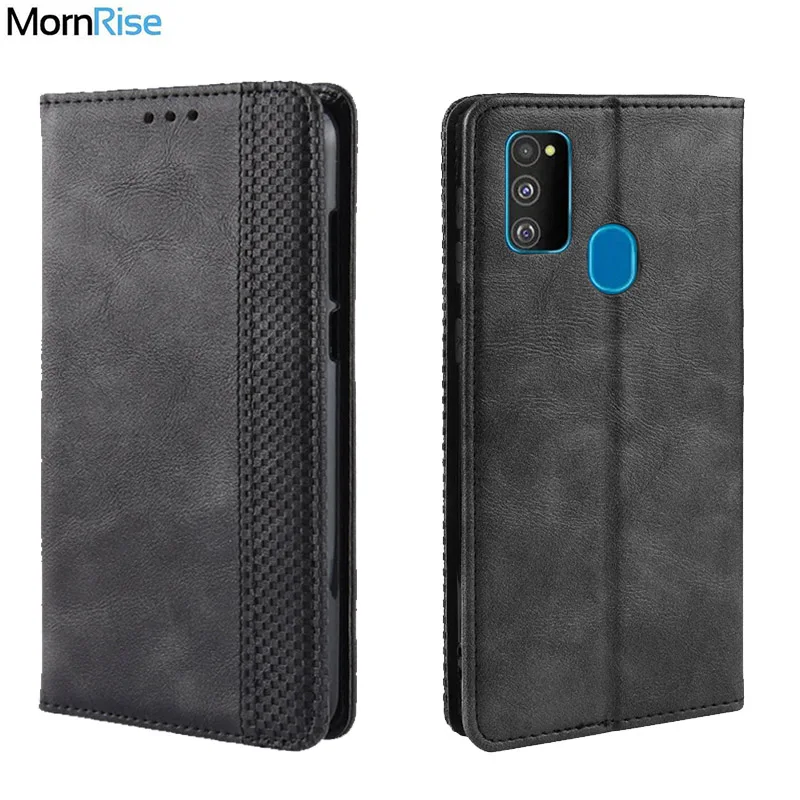Роскошный Ретро Тонкий магнитная кожа флип чехол для samsung Galaxy M30S чехол книжка чехол-подставка мягкий чехол для мобильного телефона сумки