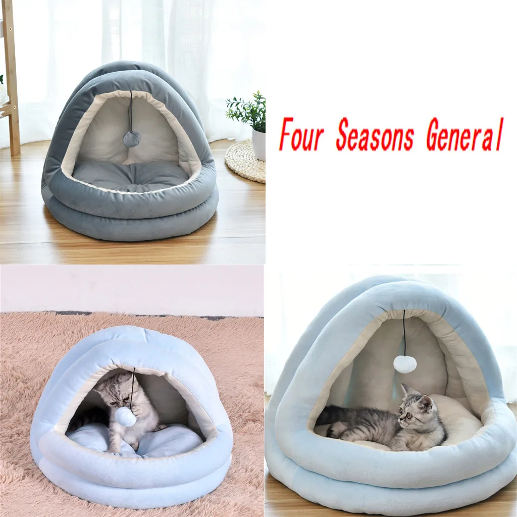 Товары для домашних животных домик кошек универсальная кровать на осень и