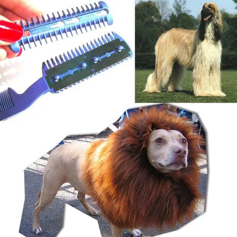 Триммер для домашних животных расческа для ухода за волосами щетка для удаления режущих щеток Аксессуары для домашних кошек