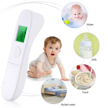 

Handheld Portable Non-Contact Infrared Thermometer High Precision Thermometer Temperature Meter Tool LCD memory function
