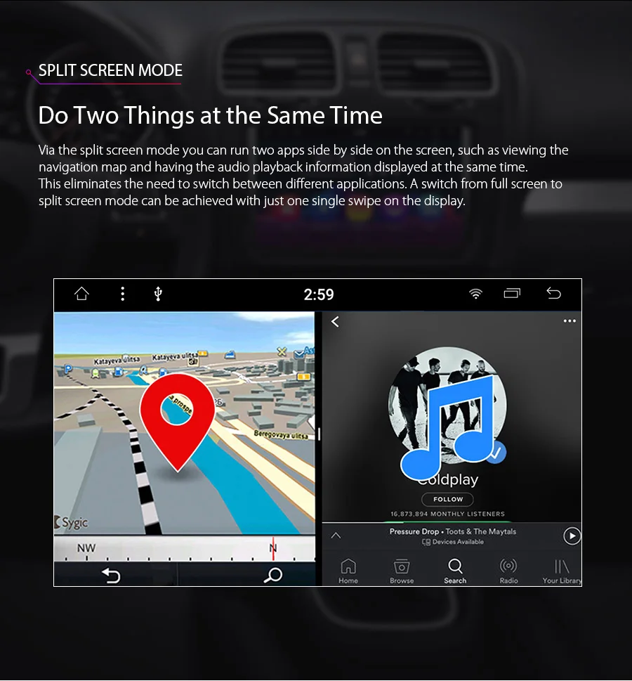 Автомобильный плеер XTRONS проигрыватель на Android 8 1 Восьмиядерный процессор GPS без DVD