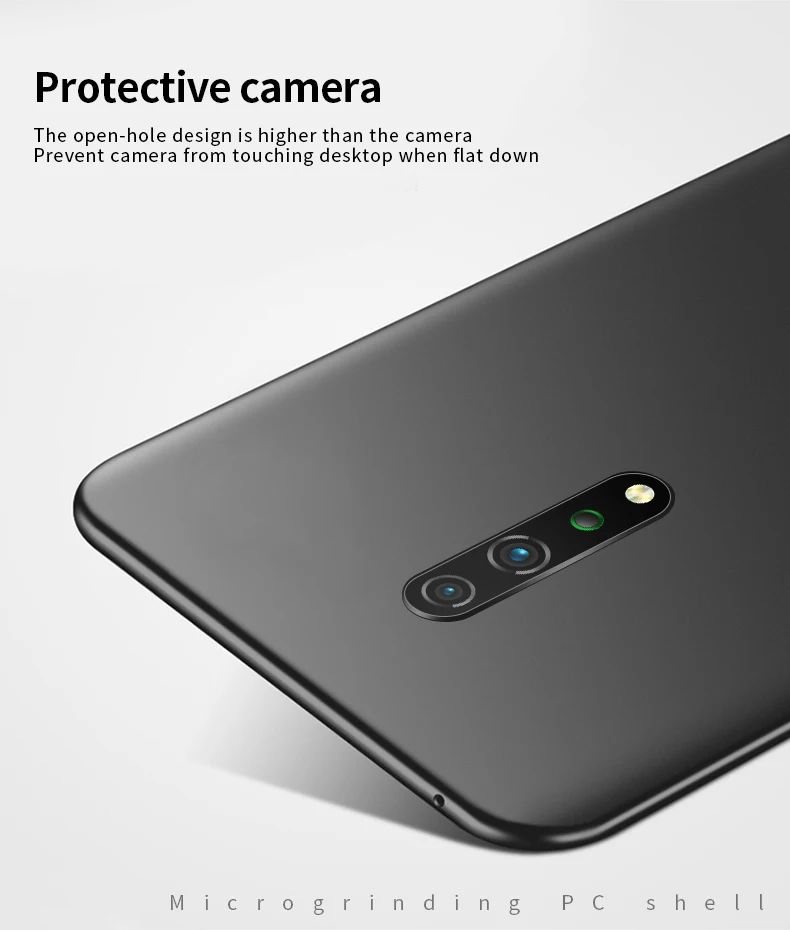 For OPPO Realme X2 Pro Case Slim Ultra Thin Smooth 6 5 inch Anti knock Case 3