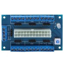 Акция-24/20 Pin Atx блок питания Настольный модуль Breakout Board адаптер для компьютера Pc