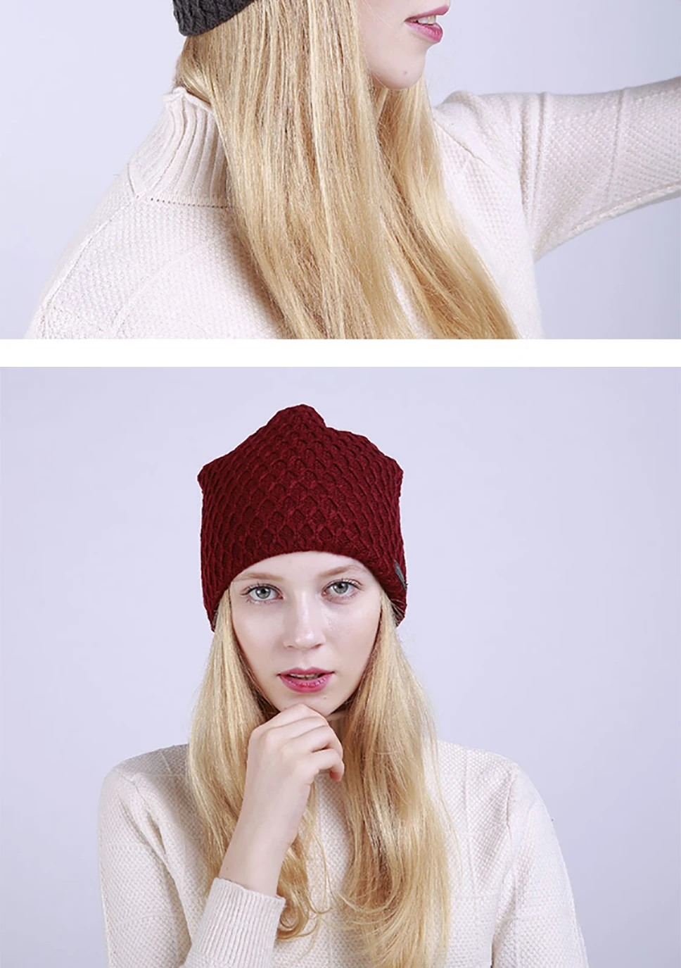 BEFORW/Новинка года; зимние вязаные шапки для взрослых; шапка s для женщин и мужчин; бархатная Шапка-бини; Повседневная Теплая эластичная шляпа