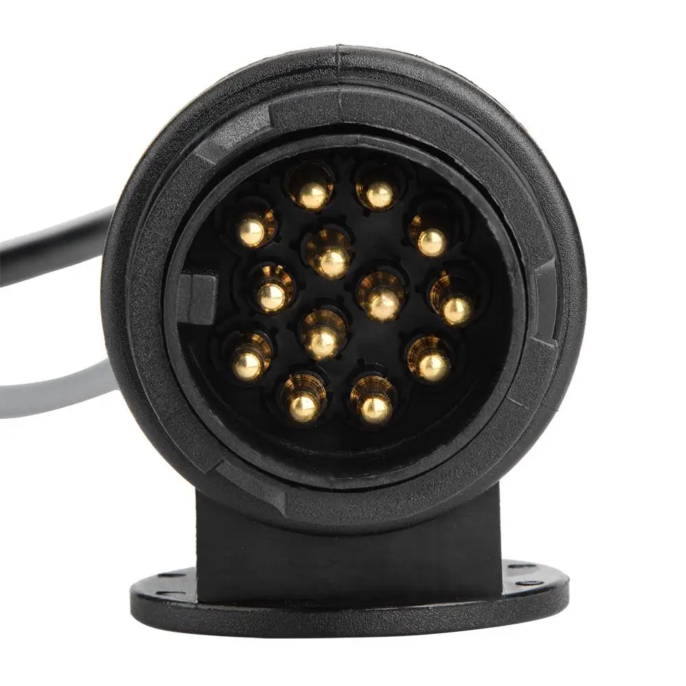 12V 13Pin для 7Pin N& S штепсельная розетка в трейлере конвертер для прицепа караван Пластик+ ПВХ+ латунь