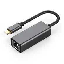 USB C Ethernet адаптер USB-C до 10/100/1000 м RJ45 Lan адаптер для MacBook Pro huawei P20 type C сетевая карта USB Ethernet