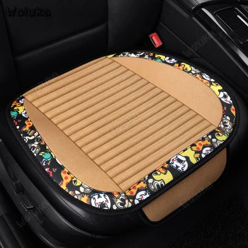 

Car Seat Pad Cushion Universal Single Piece Seat Mat Summer Buckwheat Shell Breathable Linen Cool Pad CD50 Q01