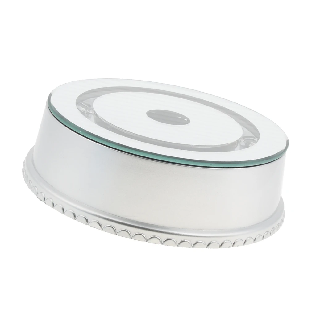 

8 Inch Electric Motorized Rotating Turntable Display Stand With LED Light