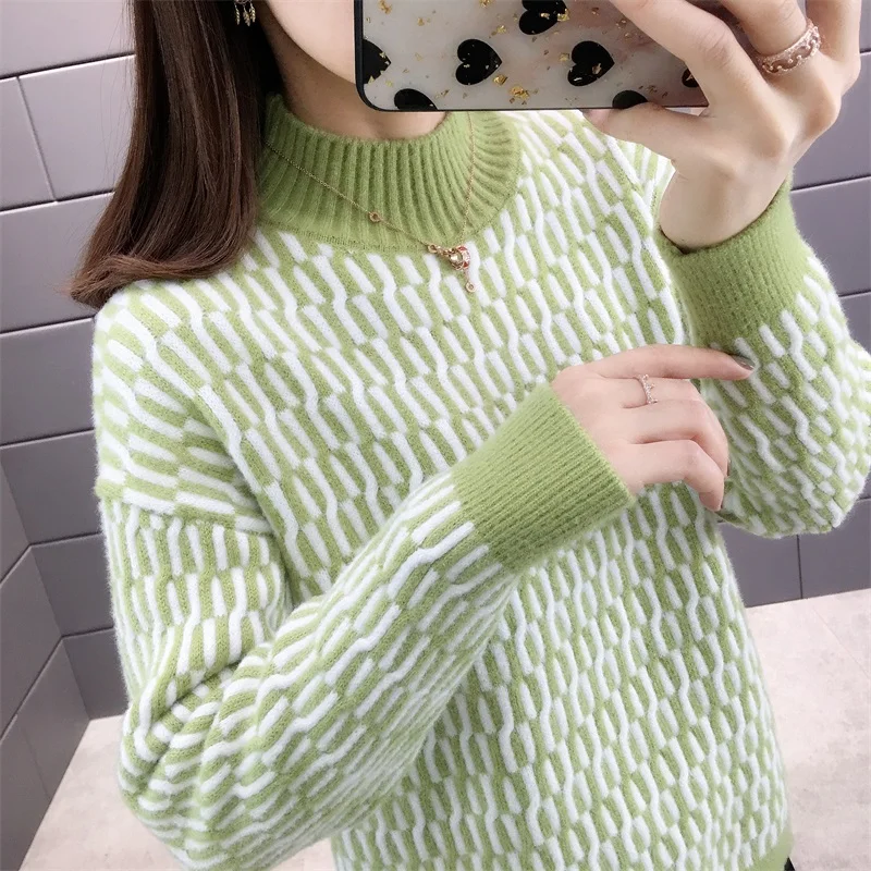 

Small rooms at 5373 (zhong) 6 new winter half tall color clip under the knitted garment spread out the fork sweater 46