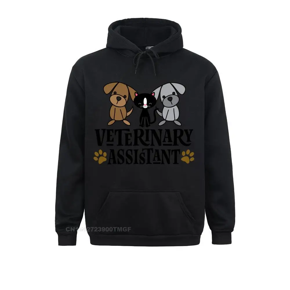 New Coming Veterinary Assistant Vet Tech Gift Pullover Hoodie__B8506 Long Sleeve Sweatshirts Autumn  Hoodies for Men Hoods Normal Veterinary Assistant Vet Tech Gift Pullover Hoodie__B8506black