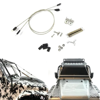 

1: 10 Scale Scene Wire Rope Car Shell Buckle With Spring For Trx-4 D110 Scx10 RC Car Parts Accessories
