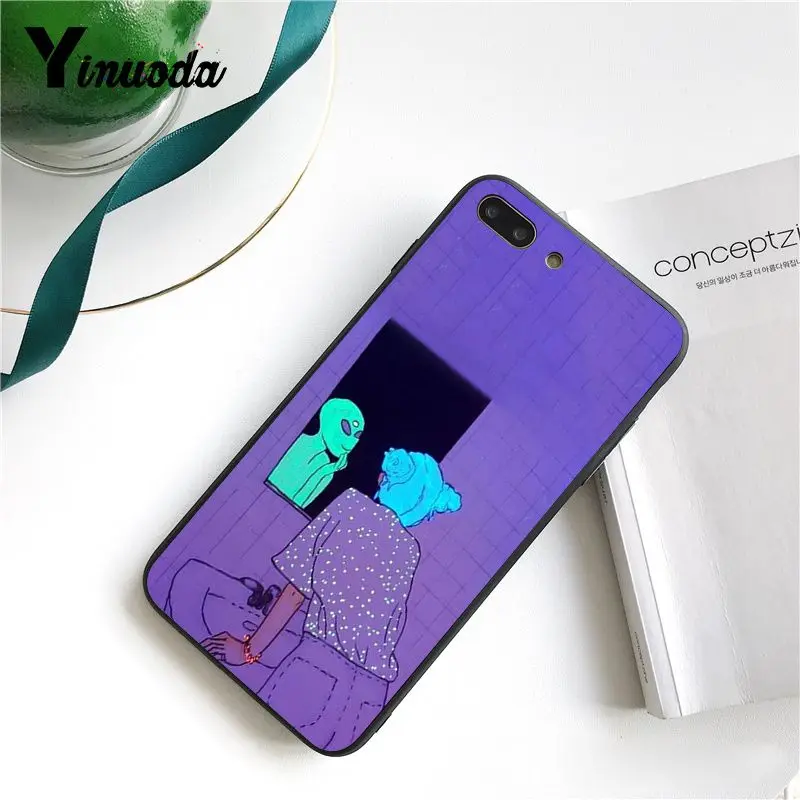 color Artistic illustration alien fashion girl