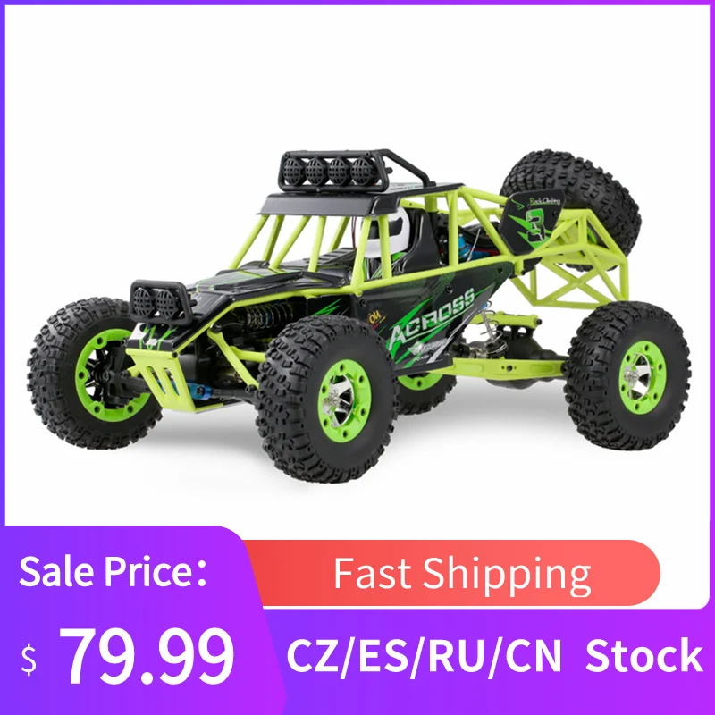 WLtoys 12428 RC автомобиль 4WD 1/12 2 4G 50 км/ч высокая скорость Монстр Автомобиль