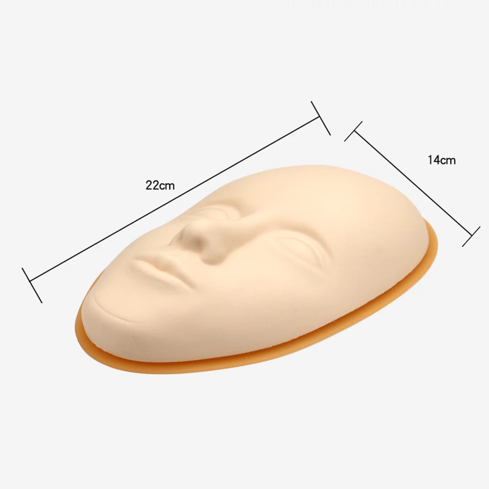 5D лицевая Татуировка учебная головка силиконовая практика Перманентный макияж Татуировка для губ и бровей кожа манекен кукла голова лица