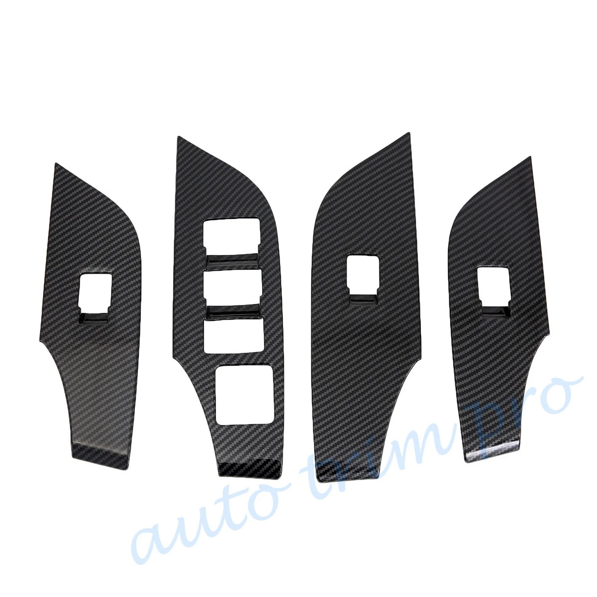 

Carbon Fiber Door Side Armrest Lift Switch Button Panel Cover Trim Accessories Fit For Toyota RAV4 2019 2020
