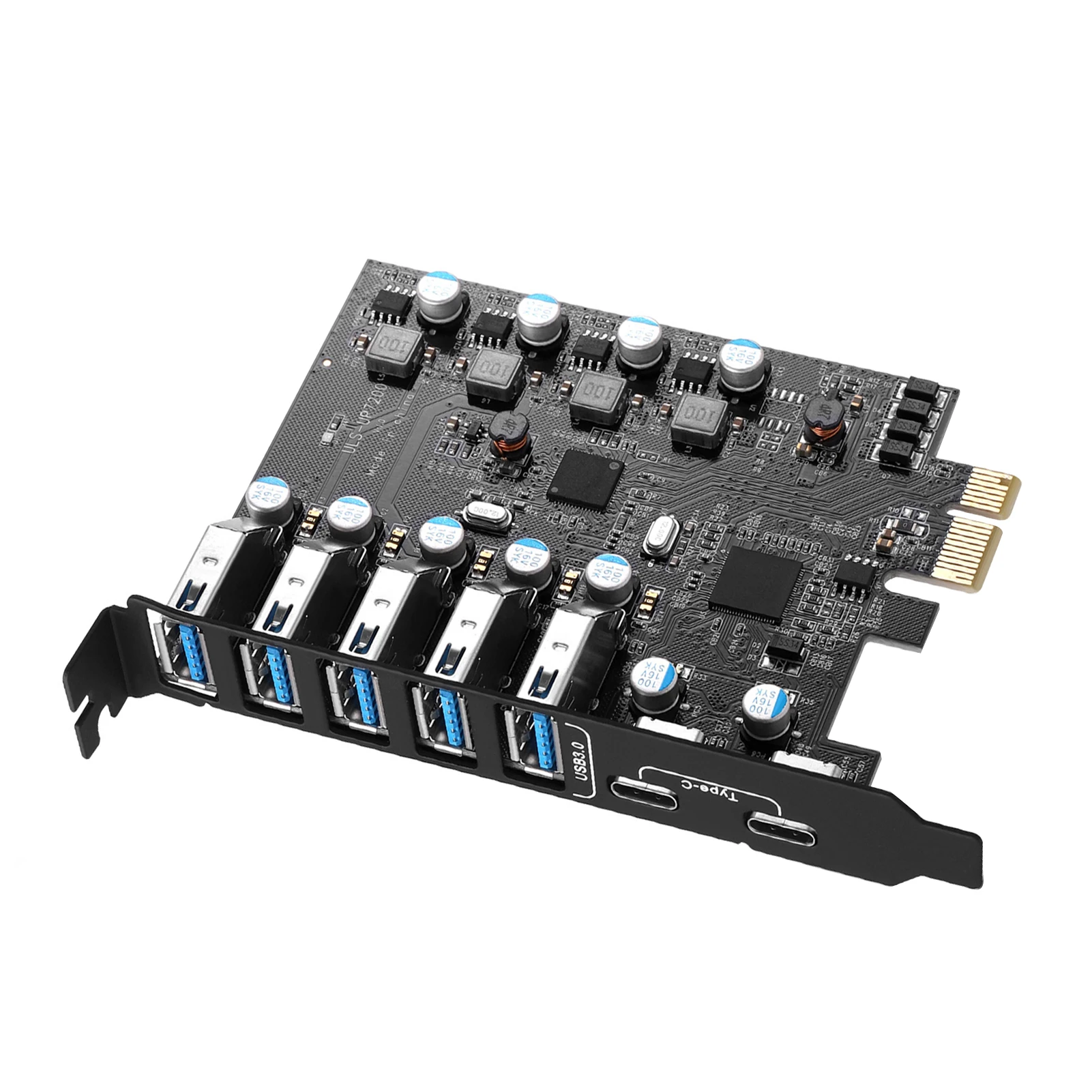 Servicio de envío gratuito PCIE to 5 Ports USB3.0 Converter Dual Ports