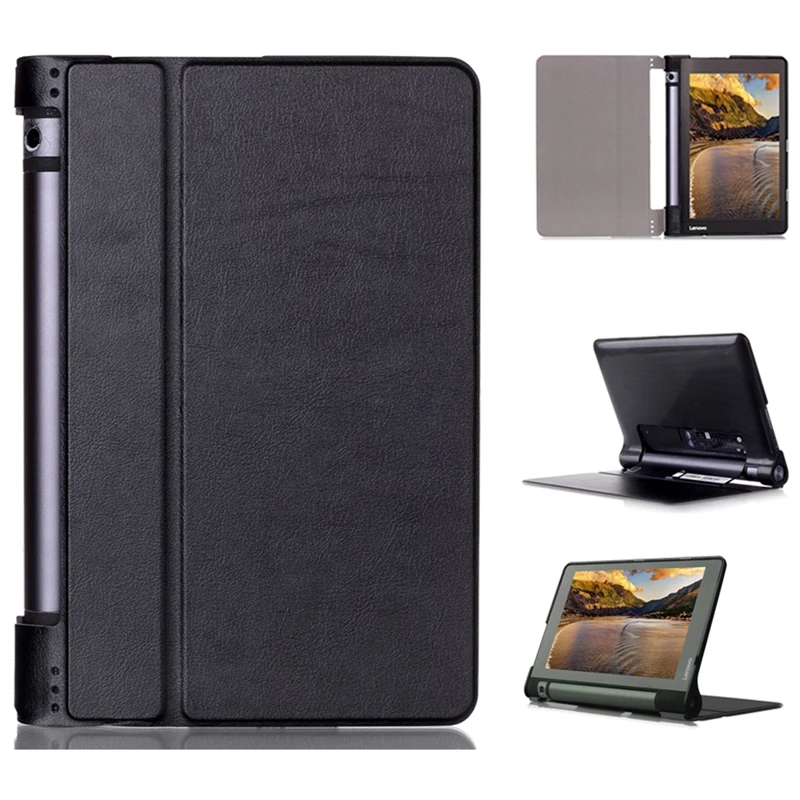 

For Yoga Tab 3 8 Case Slim Smart Cover Case for Yoga Tab 3 8.0-Inch Tablet (Black)