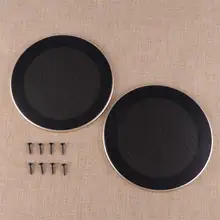 Beler 2 шт. " дюймовый автомобильный аудио динамик сабвуфер гриль сетки пылезащитные чехлы протектор универсальные аксессуары