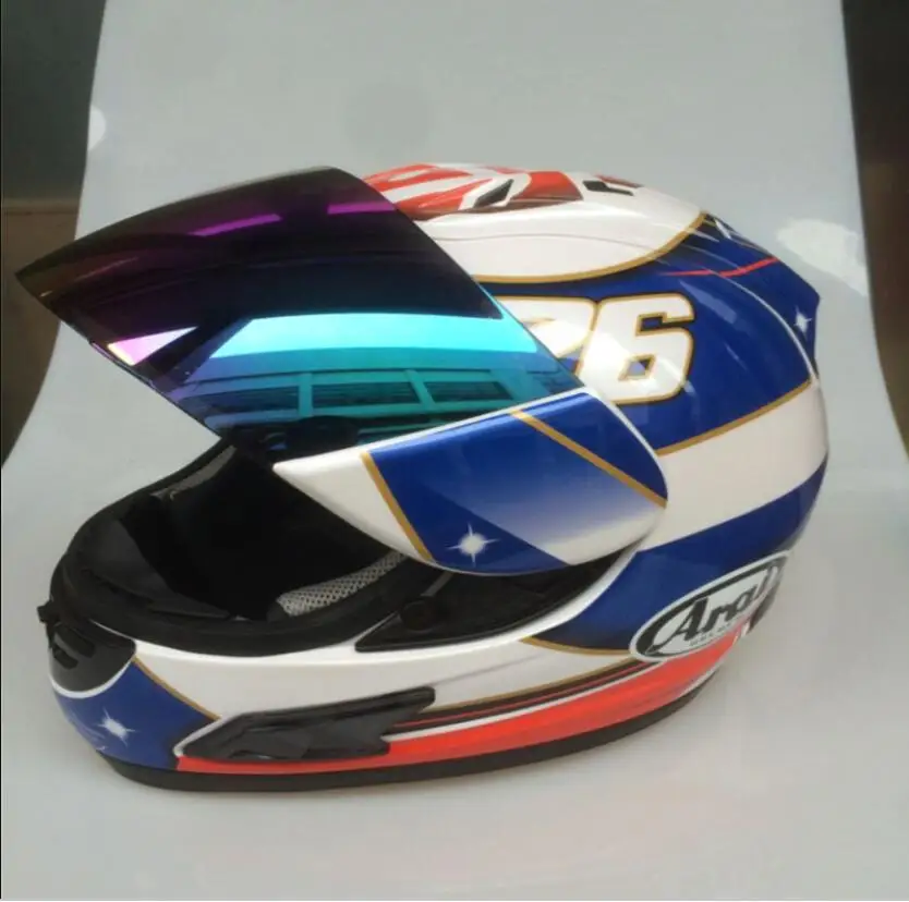 ARAI 26# мужские MOTO GP синие шлемы дорожный мотоцикл Casco мотоциклетный шлем капитан мотоцикл Casway велосипеды