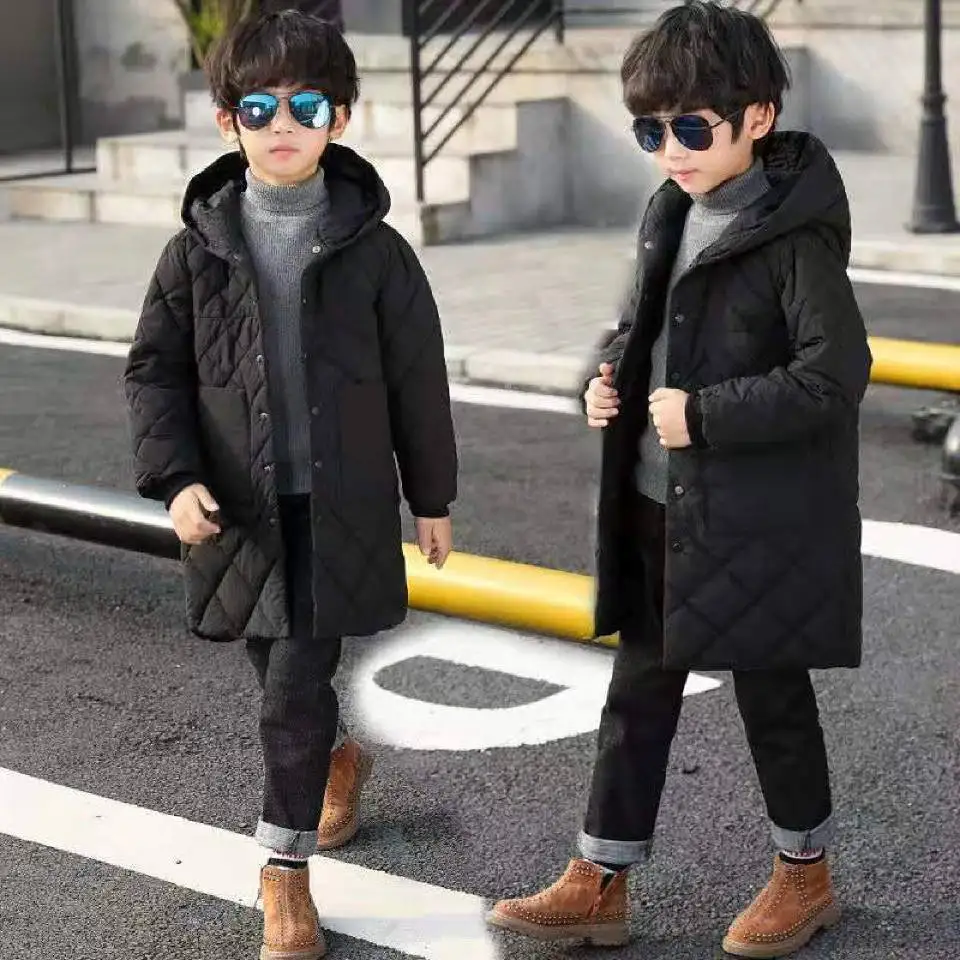 Куртки для маленьких мальчиков, верхняя одежда для холодной зимы, теплая верхняя одежда с капюшоном для детей от 3 до 13 лет, детская одежда, детские пальто, ветрозащитные парки, одежда для мальчиков