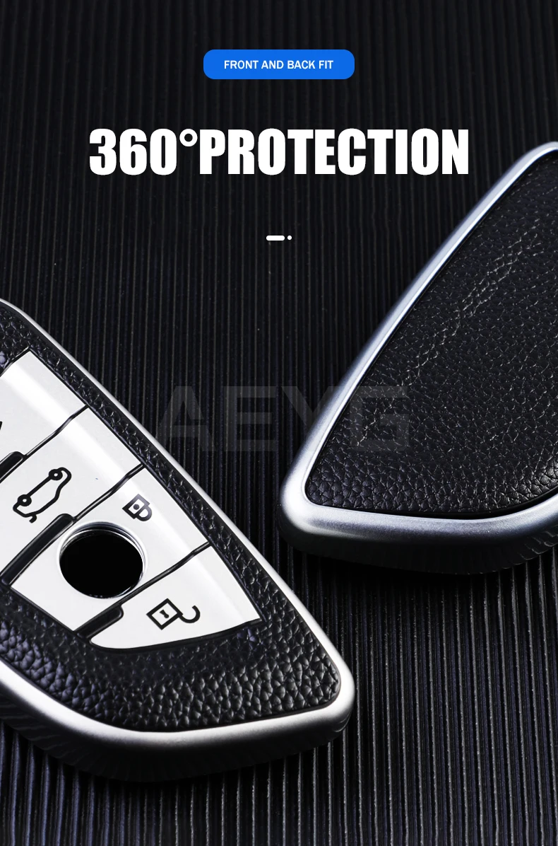 Cover chiate/telecomando per BMW X1 X3 X5 X6 X7 1 3 5 6 7 Series G20 G30 G11 F15 F16 G01 G02 F48 Holder Protector Shell - H31b09b146e854df782488ddc67a55daac