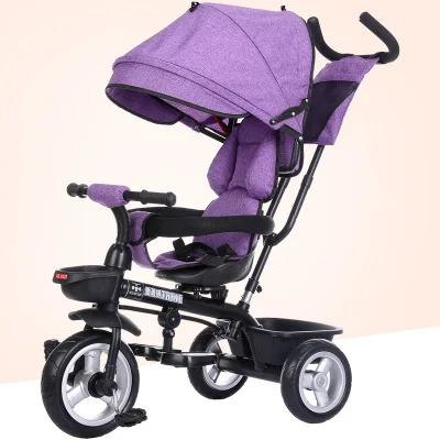 Rotatable Tricycle Baby Trike 1-7 Years Old Children's Bicycles Baby Tricycles Stroller
