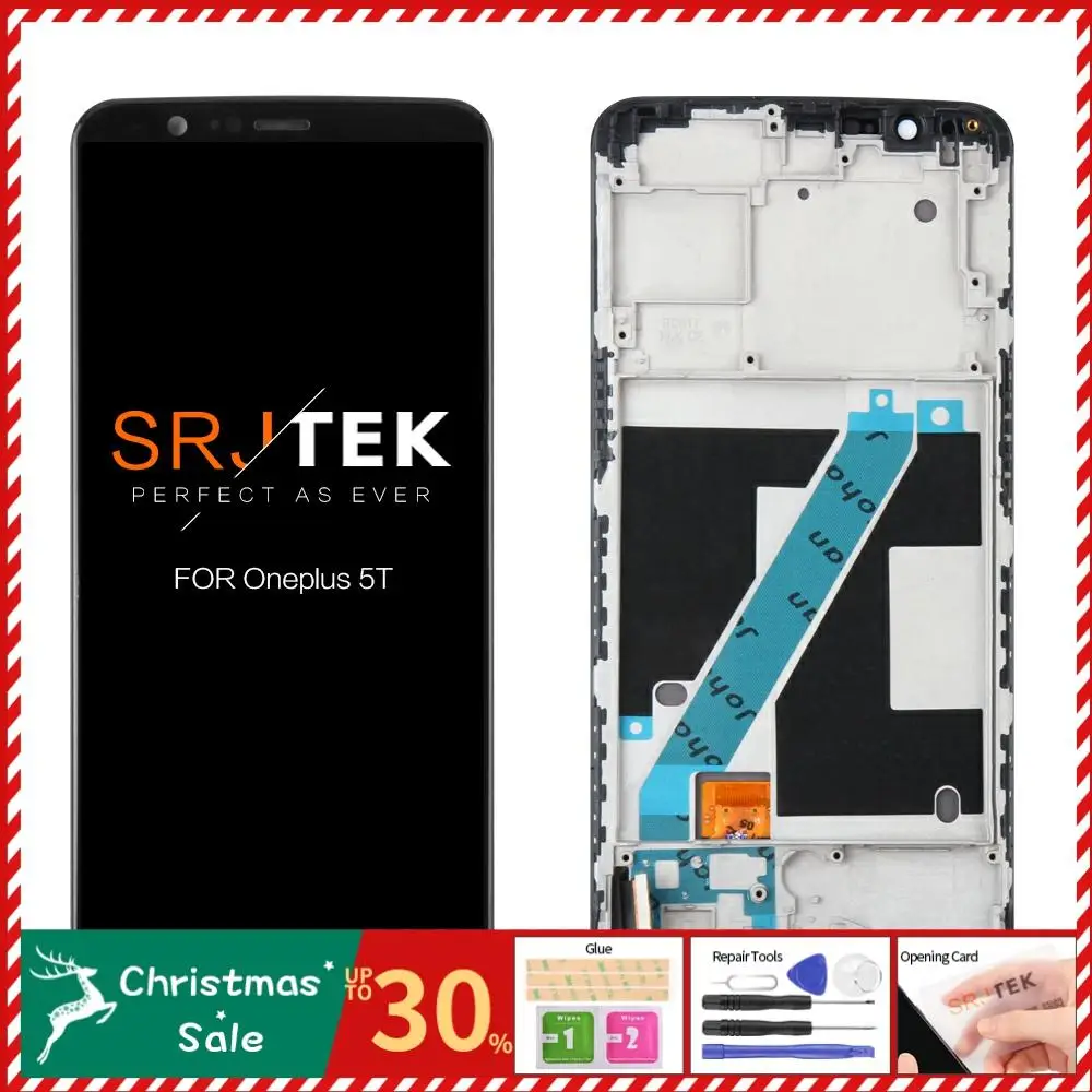 6,01 дюймов OEM Amoled lcd для Oneplus 5T дисплей сенсорный экран дигитайзер Замена для OnePlus 5T lcd дисплей One Plus 1+ A5010