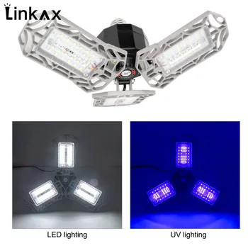 

105LED Uvc Ultraviolet Uv Light Tube E27 Bulb 60w Disinfection Lamp Sterilization Lights 2In1 Home Hanging Germicidal Lamp Bulb