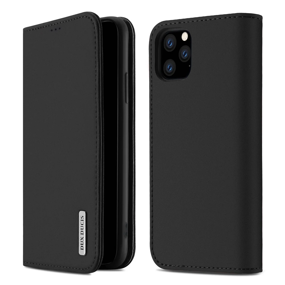 

For iPhone 11 11 Pro 11 Pro Max Case Genuine Leather Flip Stand Magnetic Wallet Cover For iPhone 11 Pro Case Card Slots Holder