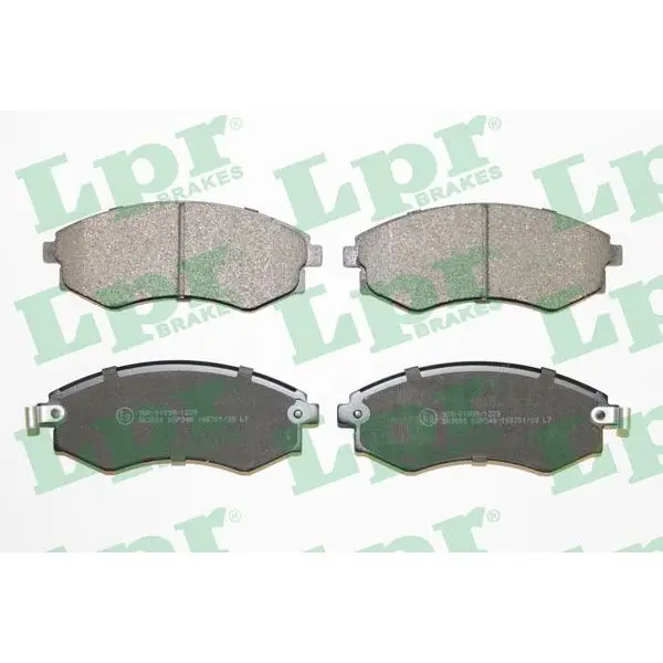 Колодки тормозные KIA MAGENTIS 01- передние LPR 05P348