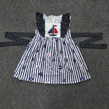 

New Baby Girls Dress Kids Newborn Infant Summer Dress Baby Clothes Dresses Toddler Summer Girl Blue Spring Children