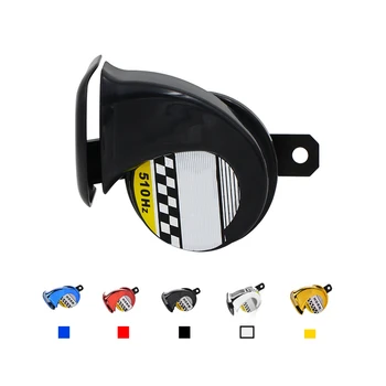 

12V 130db Horn Car Accessories Motorcycle Ural Cry Snail Air Horn Super Loud for Car Waterproof Electric Vehicle Police Siren