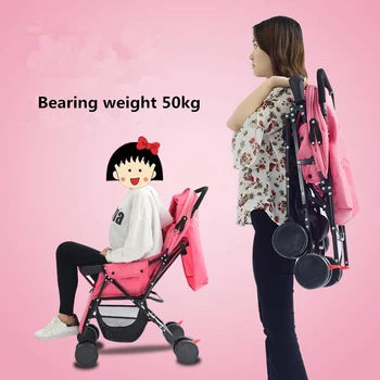 

Baby Stroller Travel Pram For Newborn 3 in 1 Portable Folding Strollers Carriage High Landscape Four-wheel Multifunctional Buggy