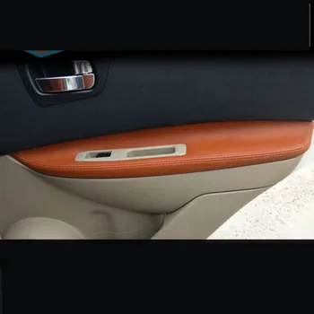 

Microfibre Leather Doors Armrest Decorated Cover For Nissan Qashqai 2008 09 10 11 12 1314 2015CAB133