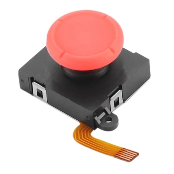 

3D Analog Joystick Thumb Sticks Sensor Replacements for Nintendo Switch Joy Con Controller Red+Blue