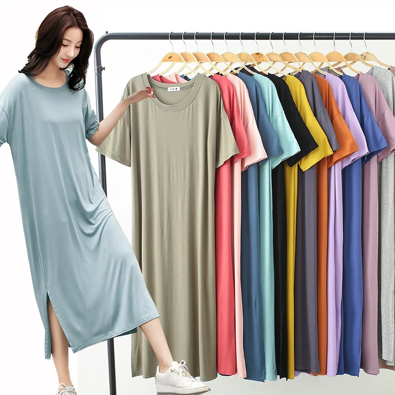 New Ladies Basic Sleep Shirt Sexy 