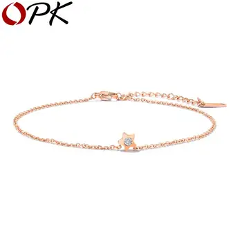 

Brand Fashion Simple Star Charms Bracelets Anklets For Women Rhinestone Foot Chain Sandals Jewelry Pulseras Tobilleras Mujer