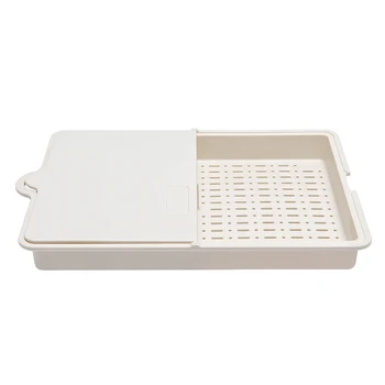 

3-in-1 Chopping Board Kitchen Drain Flip Cutting Boards Cutting Board Multi-function Home Supplies J99Store