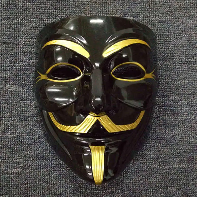 Горячая Вечерние Маски Anonymous Guy Fawkes нарядное платье аксессуар для костюма для взрослых косплей маски для вечеринки