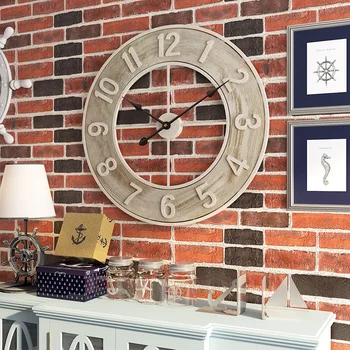 

Creative Clock Living Room Iron Decoration Watch Wall Clock