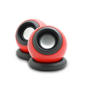 

2PCS Subwoofer Speakers Desktop home computer audio Wired USB2.0 active speaker Multimedia digital speakers Model: Magic Ball S