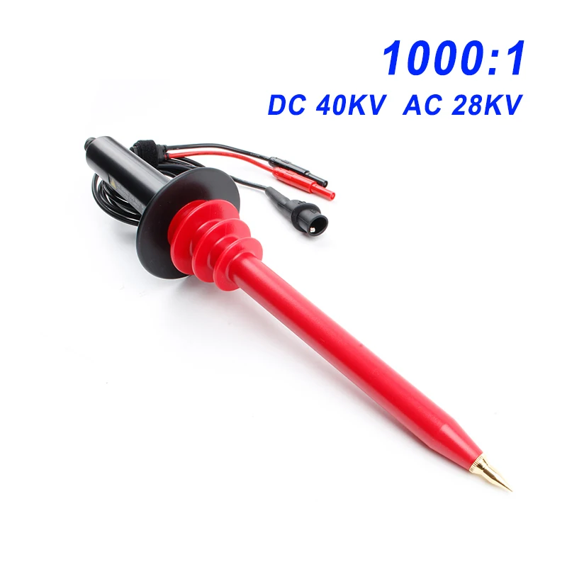 

High Voltage probe 40KV DC 28KV AC 1000Mohm input 1000:1 4 High voltage probe for multimeter probes