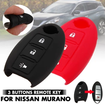 

Silicone Remote Car Key Fob Case cover case shell keyless Remote Protected For Nissan Murano Pathfinder Rogue Versa Juke 370Z