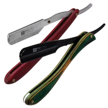 Fenice Men Shaving Barber Tools Hair Razor and Blades Antique Folding Shaving Knife Stainless Steel Straight razor Holder