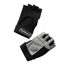 Лейкопластырь перчатки без пальцев анти-женские нескользящие тапочки из натуральной кожи Фитнес Вес подъема гантели, Спорт волшебная палочка