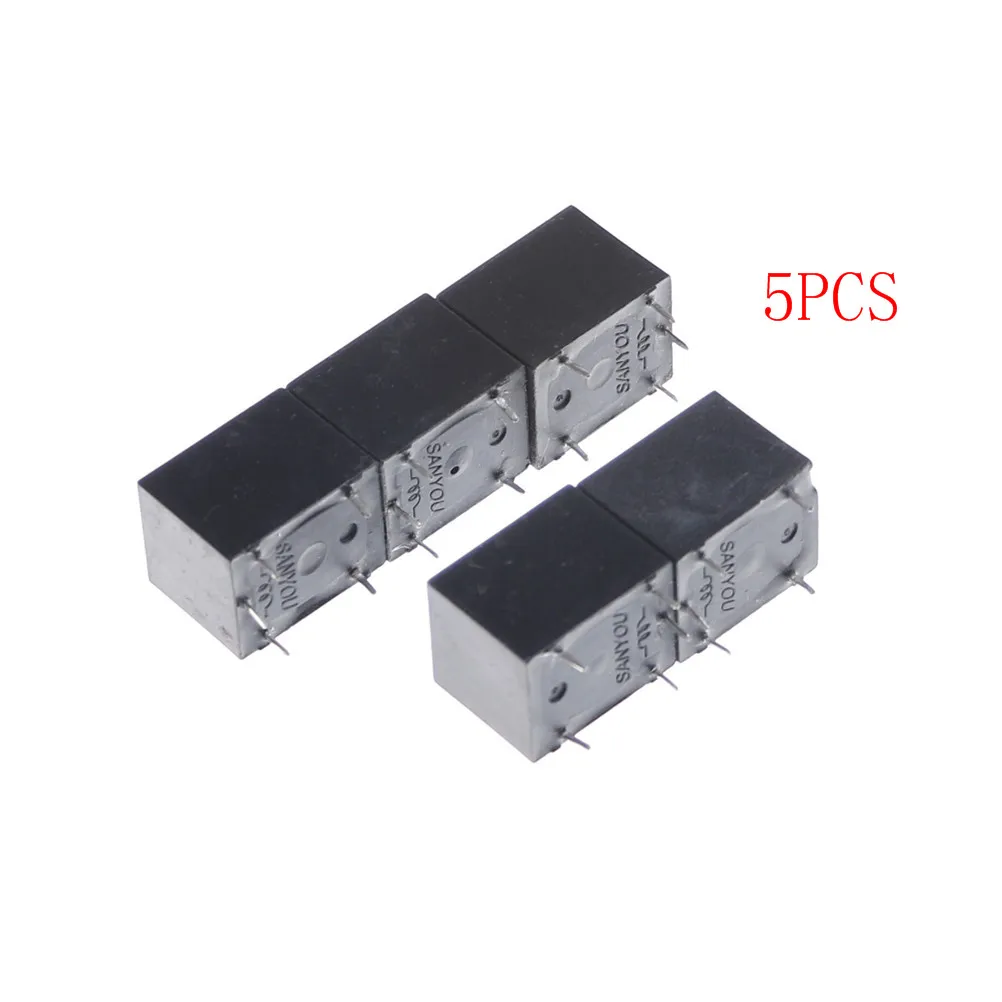 

5 Pcs SRD-S-112D Mini Power Relay 12V DC