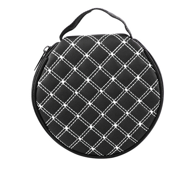 Durable CD DVD Bags Leather Storage Case 20 Capacity Protective CD Holder with Zipper for Car Home